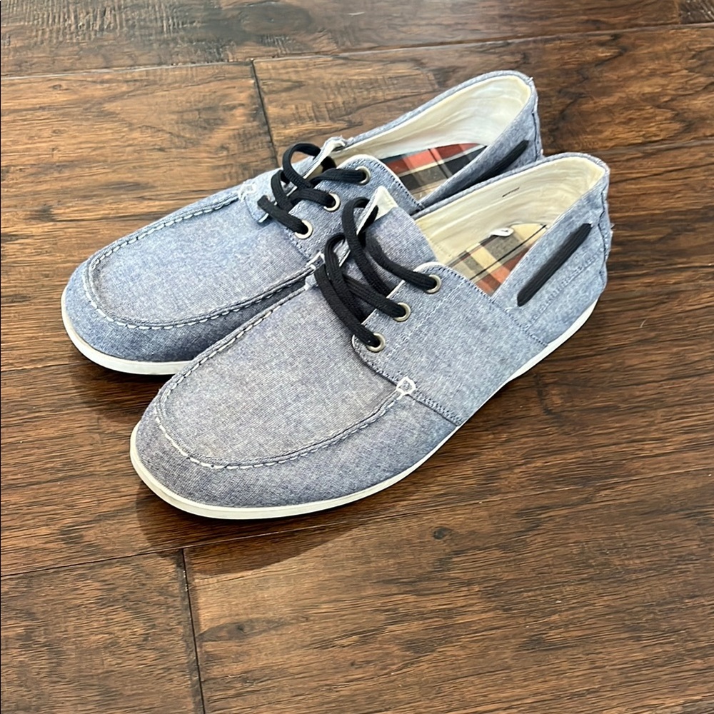 Men's Blue Canvas Shoes